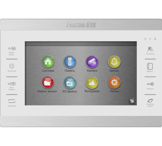 Мультиформатный видеодомофон Falcon Eye FE-70 ATLAS HD White 00-00112685