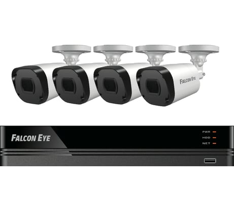 Комплект видеонаблюдения Falcon Eye FE-104MHD KIT ДАЧА SMART 00-00109376