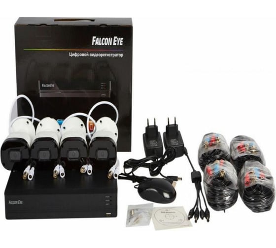 Комплект видеонаблюдения Falcon Eye FE-104MHD KIT ДАЧА SMART 00-00109376