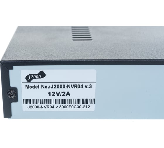 4-х канальный IP видеорегистратор J2000 NVR04 v.3 СН000001711