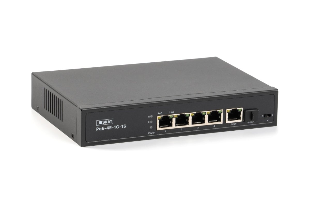 Коммутатор Бастион skat poe-4e-1g-1s 4084 - выгодная цена, отзывы ...