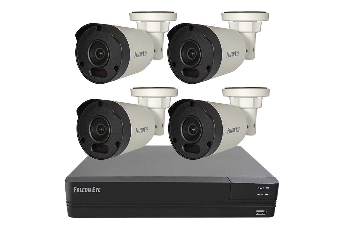 Комплект видеонаблюдения Falcon Eye FE-1108MHD KIT SMART 8.4 00-00109382 -  выгодная цена, отзывы, характеристики, фото - купить в Москве и РФ