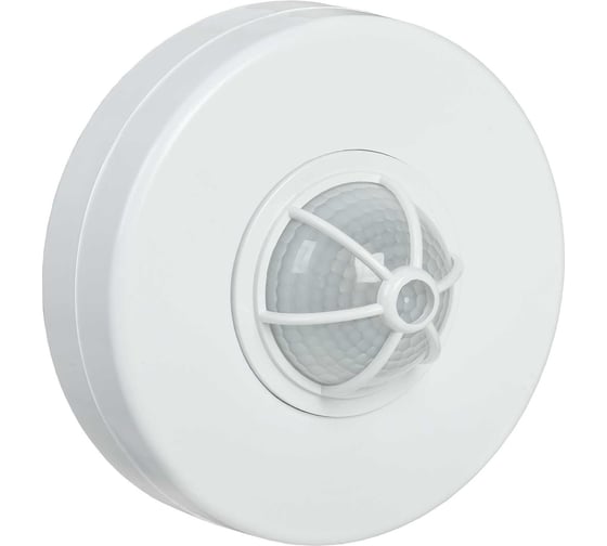 Датчик движения IEK ДД 024, 1100Вт, угол обзора 360град., 6м, IP33, белый, LDD11-024-1100-001