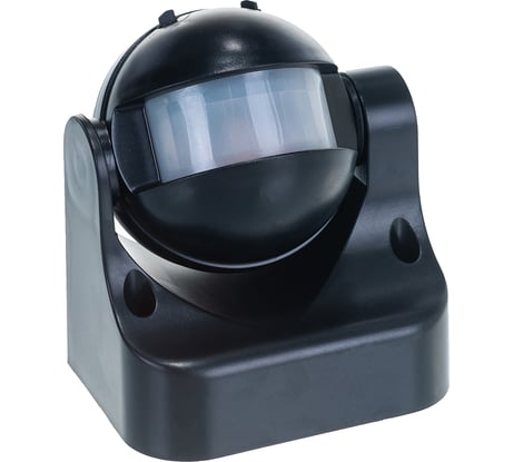 Детектор движения IEK ДД 009 1100Вт угол обз. 180град., дальн. 12м, IP44, черн. LDD10-009-1100-002