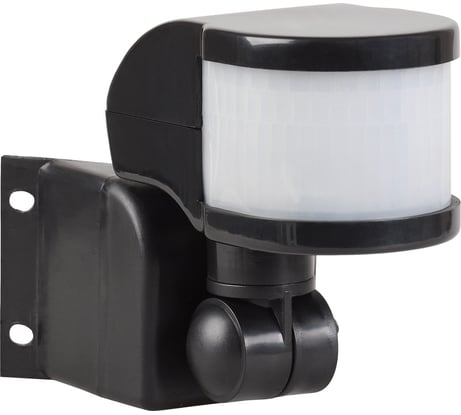 Детектор движения IEK ДД 018 1100Вт, угол обз. 270град., дальн. 12м, IP44, черн. LDD10-018B-1100-002