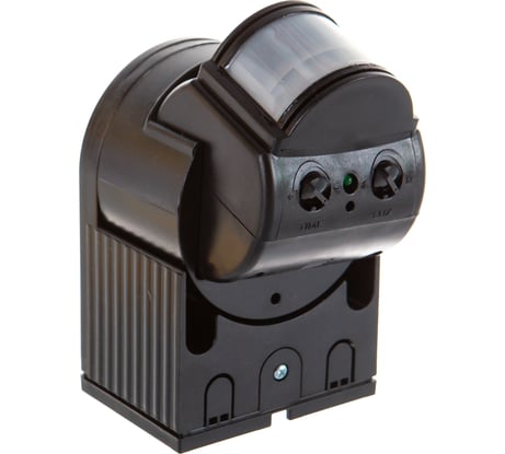 Детектор движения IEK ДД 012 1100Вт угол обз. 180град., дальн. 12м, IP44, черн. LDD10-012-1100-002