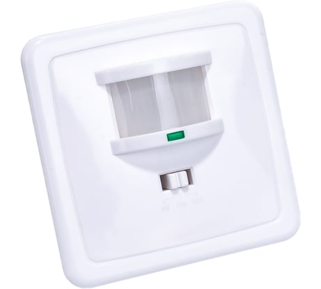 Детектор движения IEK ДД 035 500Вт угол обз. 140град., дальн. 12м, IP20, бел. LDD12-035-500-001