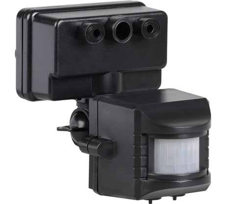 Детектор движения IEK ДД 019 1100Вт угол обз. 120град., дальн. 12м, IP44, черн. LDD13-019-1100-002