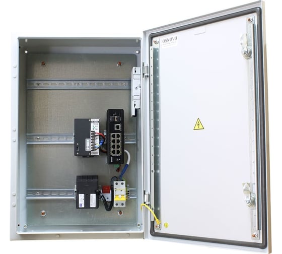 Уличный коммутатор OSNOVO OSP-46T1(SW-60812/I) с термостабилизацией на базе уличной станции OSP-46T1 sct1363