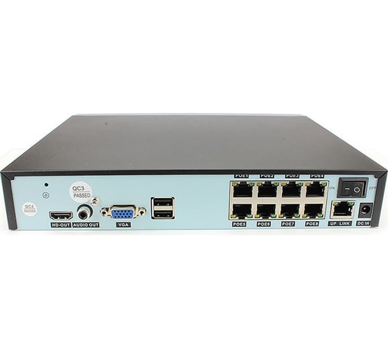Комплект видеонаблюдения PS-link ip 2мп kit-c208ip-poe 8 уличных камер с poe питанием 2619