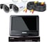 Комплект видеонаблюдения PS-link ahd 2мп kit-c9202hd 2 уличных камеры с монитором 4393 1