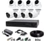 Комплект видеонаблюдения PS-link ahd 8мп kit-b808hd 4 камеры для помещения 4 уличных камеры 4011 1