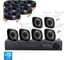 Комплект видеонаблюдения PS-link ahd 2мп kit-c206hd 6 уличных камер 3943 1