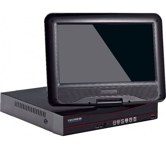 Комплект видеонаблюдения PS-link ahd 2мп kit-c9204hd 4 уличных камеры с монитором 4396
