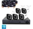 Комплект видеонаблюдения PS-link ahd 2мп kit-c205hd 5 уличных камер 3941 1