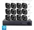 Комплект видеонаблюдения PS-link ahd 2мп kit-c212hd 12 уличных камер 3946 1