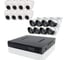 Комплект видеонаблюдения PS-link ahd 2мп kit-b216hd 8 камер для помещения 8 уличных камер 3012 1