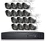 Комплект видеонаблюдения PS-link ahd 2мп kit-c216hd 16 уличных камер 3011 1