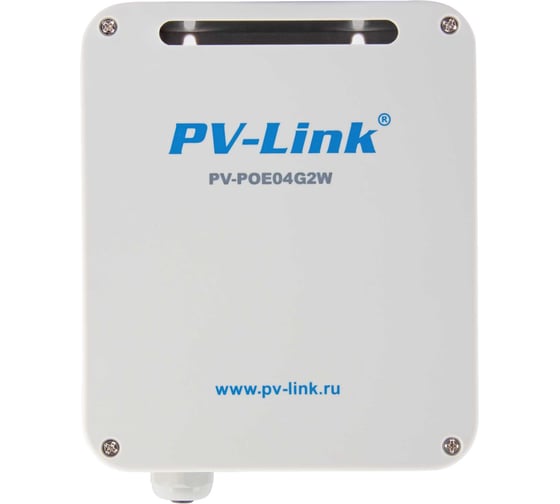 Poe коммутатор PV-link pv-poe04g2w уличный 6 портовый с 4 портами poe 279