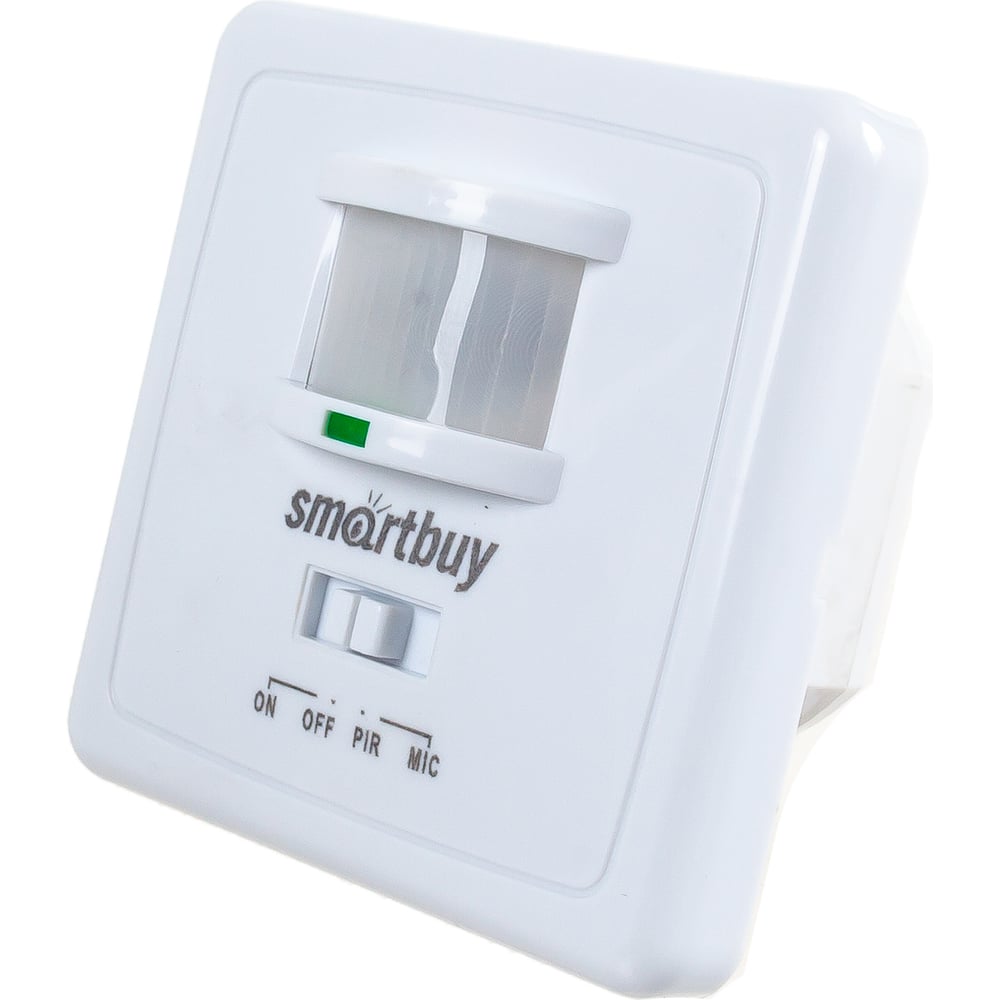Инфракрасный датчик движения Smartbuy встраиваемый, 500Вт, до 9м, IP20 ...