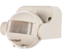 Инфракрасный датчик движения Smartbuy настенный 1200Вт, до 12м, IP44 sbl-ms-009