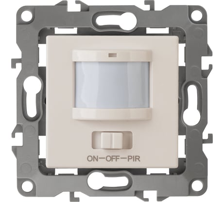 3-проводной датчик движения ЭРА 12-4104-02 180-240В, 400Вт, IP20, слоновая кость Б0031262