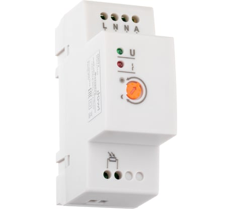 Фотореле duwi FR-05, датчик освещения, на DIN-рейку, 10А, 5-50Лк, с выносным фотодатчиком, IP44, белый 25874 2