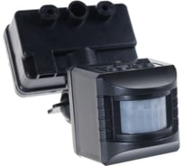 Датчик движения интегрируемый для прожектора duwi DDF-01, 180°, 10-420с, 12м, 1200Вт, IP44, черный, 25830 8 15975500