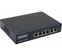 PoE коммутатор OSNOVO SW-20600(80W) Fast Ethernet на 6 RJ45 портов sct1268