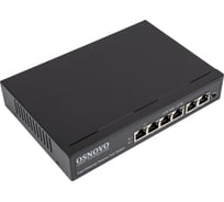 Passive PoE коммутатор OSNOVO SW-20600/A(80W) Fast Ethernet на 6 портов sct1279