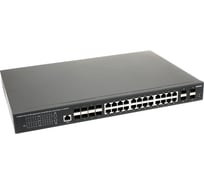 Управляемый L3 коммутатор OSNOVO SW-32G4X-3L Gigabit Ethernet на 16xGE RJ-45 c PoE + 8xGE Combo (RJ-45 + SFP) + 4x10G SFP+ Uplink sct1447