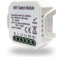 Одноканальное Wi-Fi реле-выключатель DENKIRS RL1000 RL1001-SM