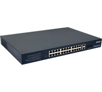 PoE коммутатор OSNOVO SW-62422(400W) Fast Ethernet на 24 x RJ45 портов + 2 x GE Combo uplink порта sct1272
