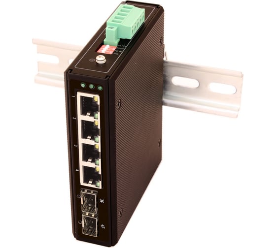 Промышленный PoE коммутатор OSNOVO SW-80402/I Gigabit Ethernet на 6 портов sct1368