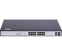 Коммутатор GIGALINK Web Smart, 16 PoE 802.3af/at портов 100Мб/с GL-SW-F104-16P