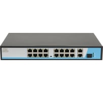 Неуправляемый коммутатор GIGALINK 16PoE802.3af порта 10/100Мбит/с GL-SW-F005-16P