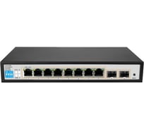 Коммутатор GIGALINK WEB Smart упр, 8 PoE af/at портов 10/100/1000Мбит/с GL-SW-G105-08P
