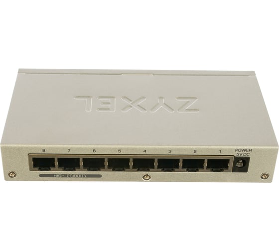 Коммутатор ZYXEL ES-108A v3, 8 портов 100 Мбит/с ES-108AV3-EU0101F