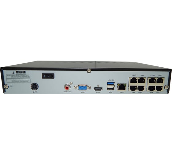 Видеорегистратор ComOnyx poe/face сетевой 8 канальный co-rni0801pai НФ-00001190