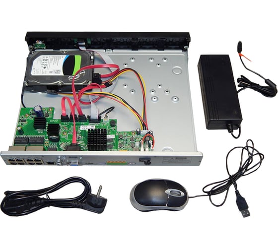 Видеорегистратор ComOnyx poe/face сетевой 8 канальный co-rni0802pai НФ-00000271