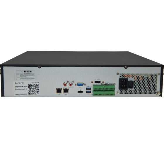 64-х канальный Ip видеорегистратор (nvr) ComOnyx 4k, 640 мбит/с, co-rni6408, 500-429