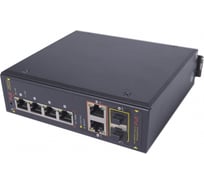 Poe коммутатор ComOnyx промышленный, управляемый, с креплением на din рейку, 4poe + 2combo, co-pf-4p2f-p505m, 200-038