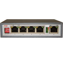Poe коммутатор ComOnyx, 4 poe + 1 uplink, c watchdog и грозозащитой, co-swp5c, 200-018