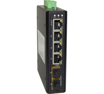 Коммутатор ComOnyx промышленный, гигабитный, с креплением на din рейку, 4lan + 2 sfp, co-pf-4g2sfp-p504, 200-012