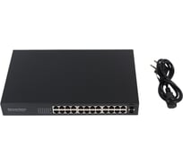 Коммутатор ComOnyx гигабитный 24-х портовый, 24 rj45 + 2 sfp, co-sw24gfv2, 200-035