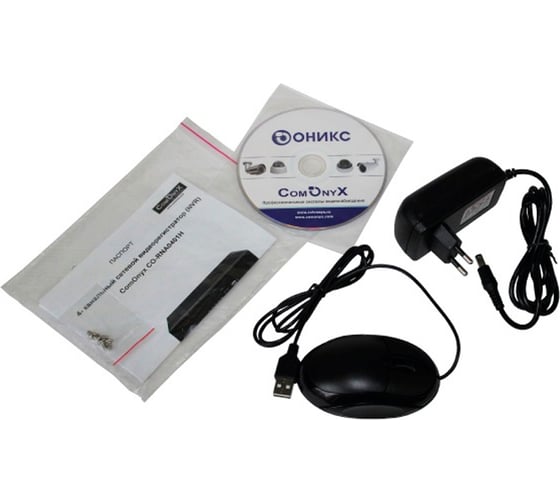 Видеорегистратор ComOnyx сетевой, 4 канальный, co-rna0401h 00000006866