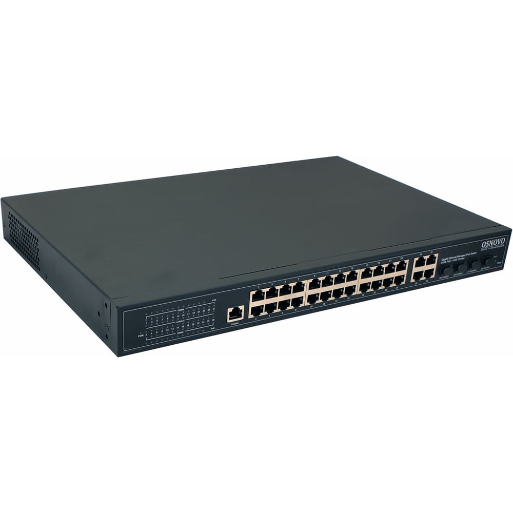 Управляемый коммутатор OSNOVO SW-8244/L(400W) L2 PoE Gigabit Ethernet ...