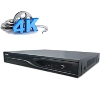 24-х потоковый сетевой видеорегистратор Keno KN-PRO24/2-8P-4K