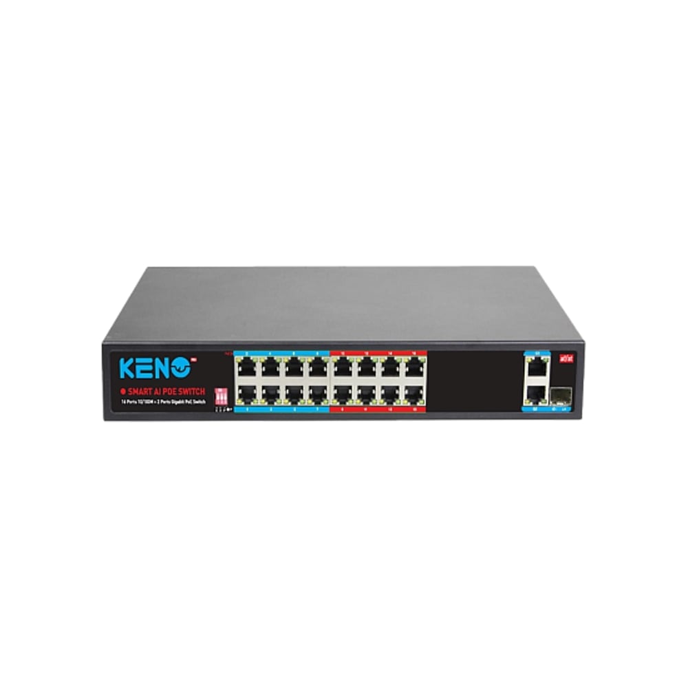 Коммутатор Keno на 16 портов KN-SW1602POE+ - выгодная цена, отзывы ...