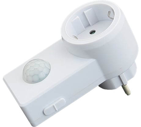 Датчик движения ЭРА MD 022 розеточный ДДР-01 1200Вт Б0043799